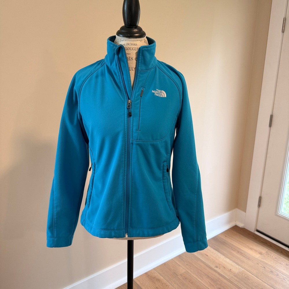 The North Face Women's Teal Full Zip‎ Apex Bionic Jacket Size M